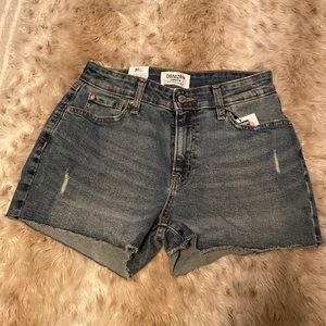 High rise Jean Shorts